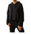 Stay Right Here Soft Knit Hoodie In Black - Black