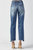 Straight Leg High Rise Jean In Dark Wash