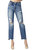 Straight Leg High Rise Jean In Dark Wash - Dark Wash