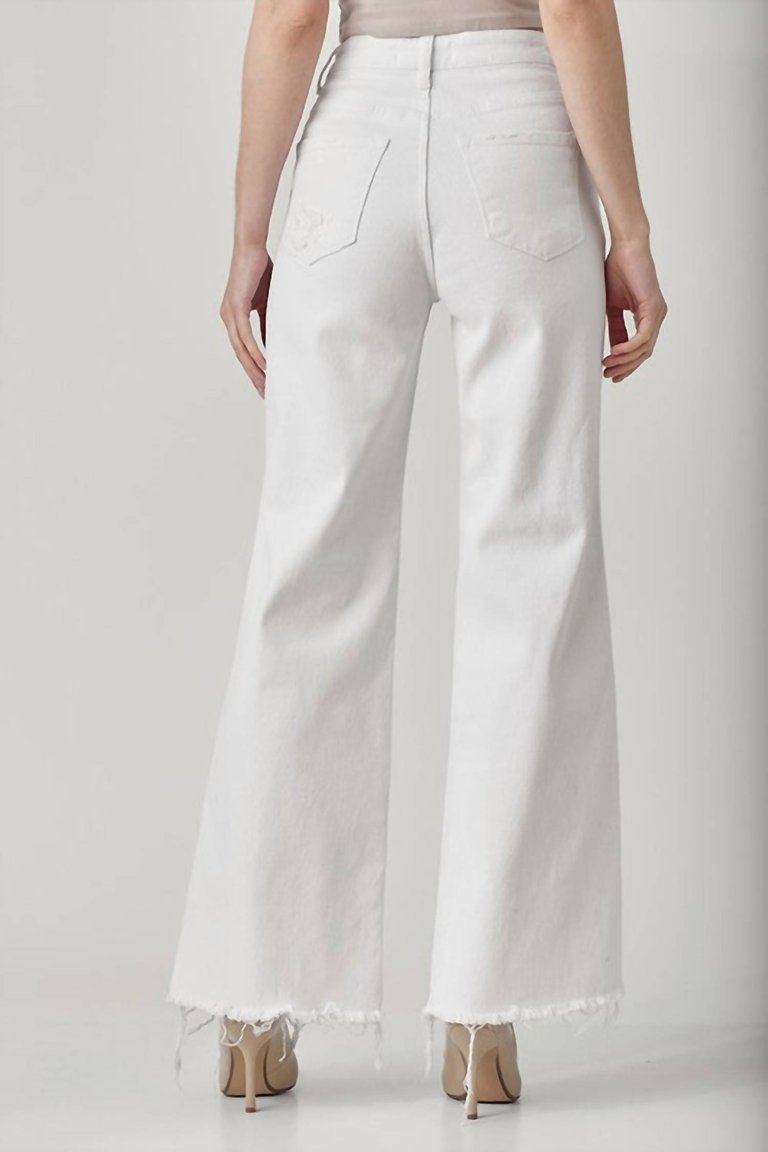 Wide Leg Jean In White