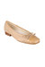 Andros Suede Ladies Ballerinas / Womens Slip-On Shoes - Cappuc - Cappuc