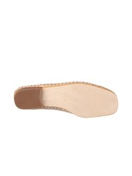 Andros Suede Ladies Ballerinas / Womens Slip-On Shoes - Cappuc