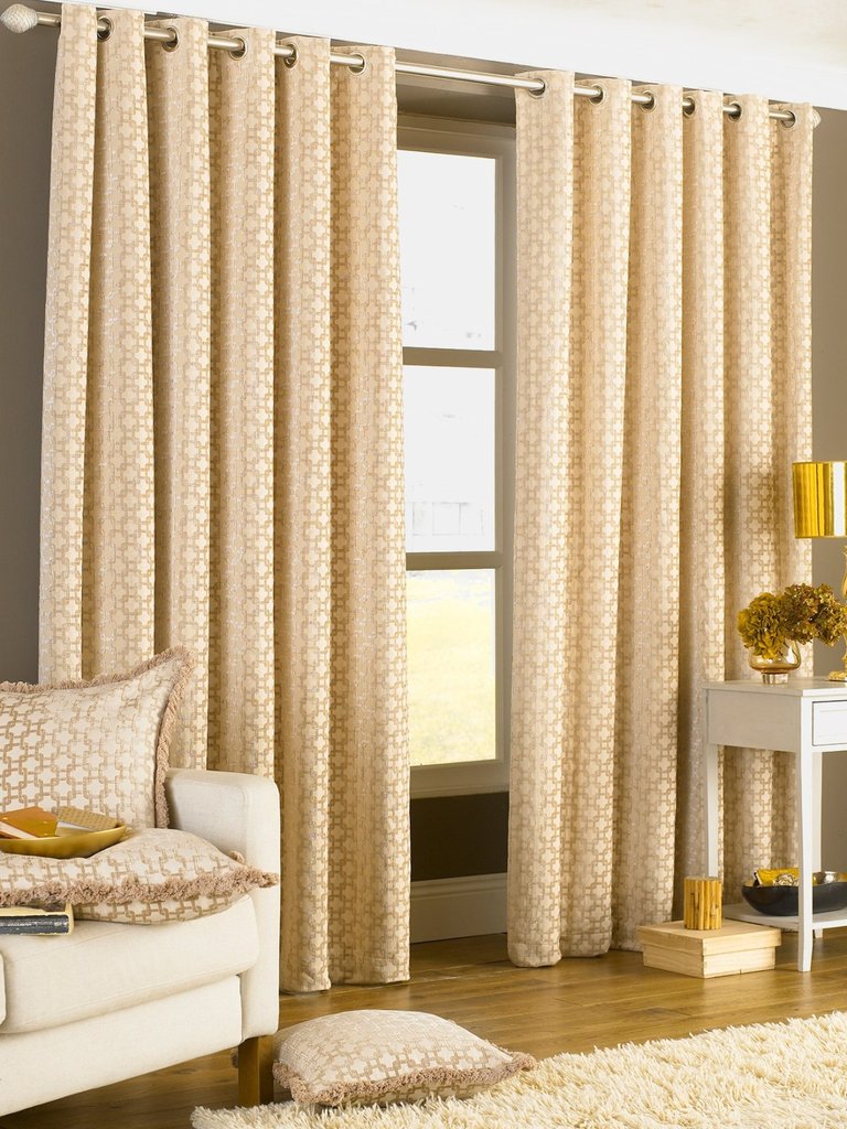 Riva Home Belmont Ringtop Curtains (Beige) (66 x 72 inch) (66 x 72 inch) - Beige