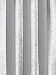 Riva Home Eclipse Blackout Eyelet Curtains (Silver) (90 x 54in (229 x 137cm)) (90 x 54in (229 x 137cm))