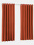 Riva Home Fiji Faux Silk Ringtop Curtains (Burnt Orange) (90 x 72 inch) (90 x 72 inch) - Burnt Orange