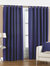 Riva Home Fiji Faux Silk Ringtop Curtains (Royal Blue) (66 x 54 inch) (66 x 54 inch) - Royal Blue
