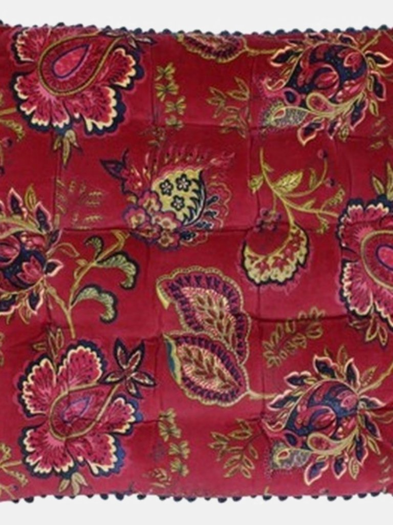 Riva Home Malisa Cushion Cover (Pomegranate) (19.6 x 4.7in)