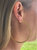 Beaded Oversize Hoop Earrings