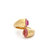 Blush Crystal Bypass Ring - Gold