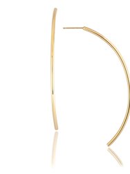 Felix + Lola Polished Wire Drop Earrings - Closeout - Gold