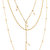 Layered Pearl + Bead Chain Necklace Set