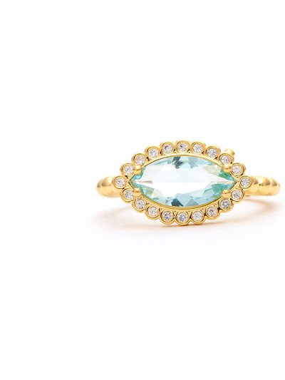 Rivka Friedman London Blue Crystal East West Ring product