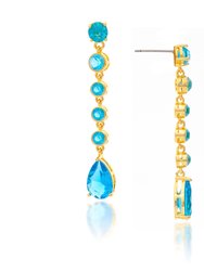 London Blue Dangling Drop Earrings - London Blue