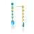 London Blue Dangling Drop Earrings - London Blue