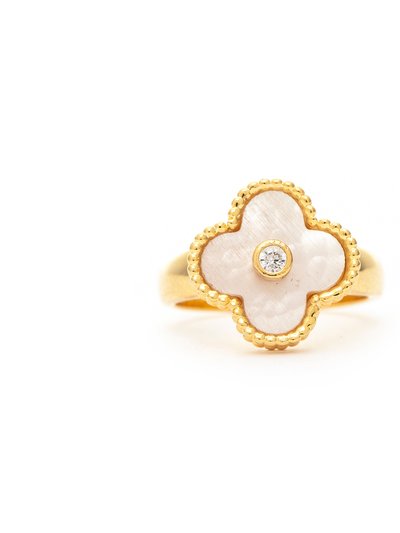 Rivka Friedman Mother of Pearl Clover Ring product