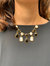 Onyx + Mother Of Pearl Statement Necklace - Closeout