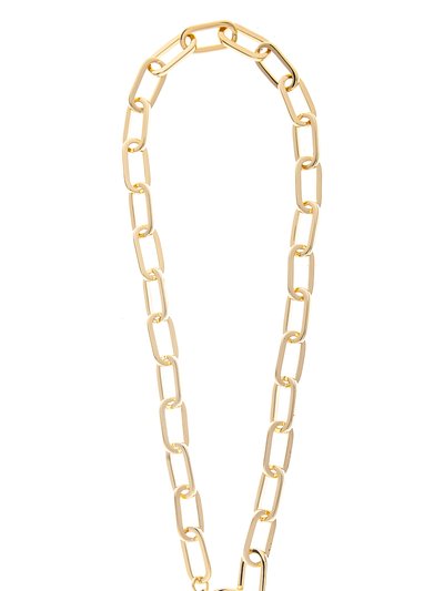 Rivka Friedman Paper Clip Chain + Cubic Zirconia Toggle Necklace product