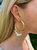 Pearl Dangle Hoop Earrings