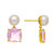 Pearl + Pink Drop Earring