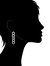 Rhodium Chain Link + Cubic Zirconia Dangle Earrings