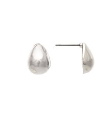 Rhodium Polished Three Earring Set