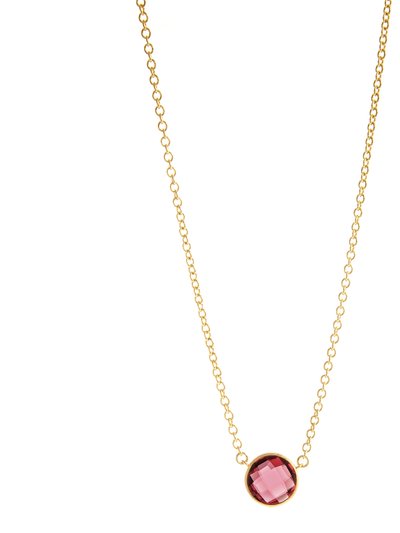 Rivka Friedman Round Faceted Rubellite Crystal Pendant product
