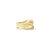 Satin CZ Open Weave Band Ring