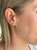 Satin Square Stud Earrings