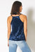 Velvet Camisole in Navy