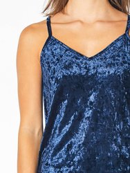 Velvet Camisole in Navy