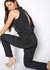 Women's Light Formal Sleeveless V-Neck Jumpsuit