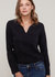 Women's Round Split Neck Hi-Lo Top