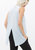 Women's Sleeveless Mock Neck Sheer Blouse