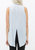 Women's Sleeveless Mock Neck Sheer Blouse