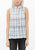 Women's Sleeveless Shirt In Plaid