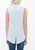 Women's Stand Collar Sleeveless Blouse In Cloud Blue