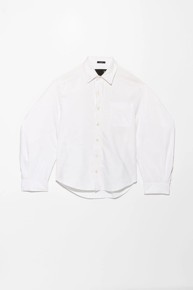 Ziggy Button Down Shirt - White