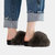 Women's Mink Cloud Faux Fur Slippers In Khaki