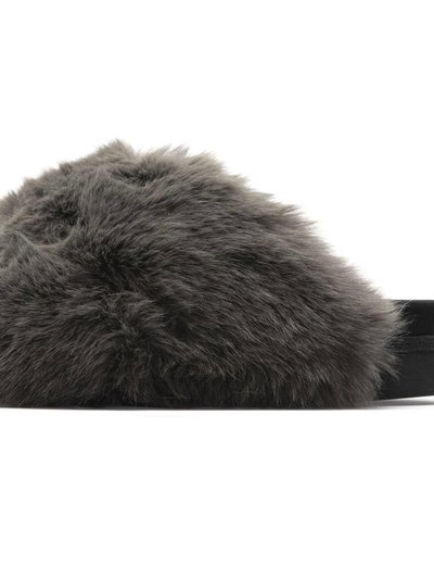 Roam Women's Mink Cloud Faux Fur Slippers In Khaki product