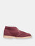 Adults Unisex Real Suede Unlined Desert Boots (Bordeaux)