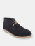 Adults Unisex Real Suede Unlined Desert Boots - Navy - Navy