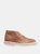 Adults Unisex Unlined Distressed Leather Desert Boots (Brown)