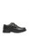 Boys Twin Touch Fastening Casual Leather Shoe - Black