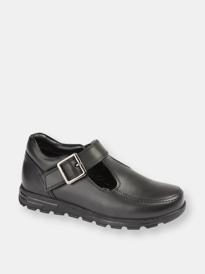 Roamers Girls Leather Mary Janes - Black product