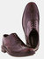 Mens 5 Eyelet Brogue Oxford Leather Shoes - Oxblood