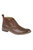 Mens Leather 3 Eye Desert Boots - Brown - Brown