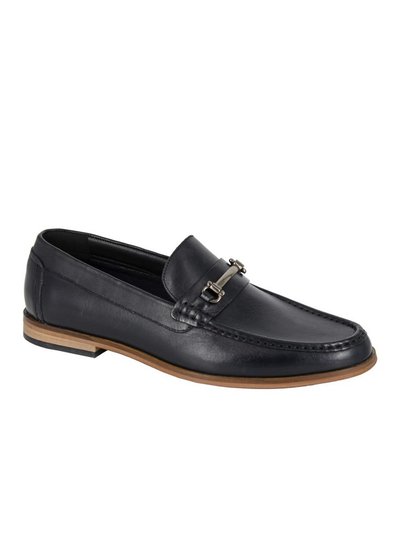 Roamers Mens Leather Loafers - Black product