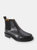 Mens Leather Quarter Lining Gusset Chelsea Boots (Black) - Black