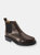 Mens Leather Quarter Lining Gusset Chelsea Boots - Brown - Brown