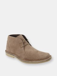 Mens Real Suede Classic Desert Boots - Sand - Sand